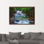 Artland Artprint Blik uit het venster waterval in Kanchanaburi als artprint op linnen poster muursticker in verschillende maten - Thumbnail 2