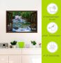 Artland Artprint Blik uit het venster waterval in Kanchanaburi als artprint op linnen poster muursticker in verschillende maten - Thumbnail 5