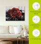 Artland Artprint Bloeiende rode roos als artprint op linnen poster muursticker in verschillende maten - Thumbnail 5