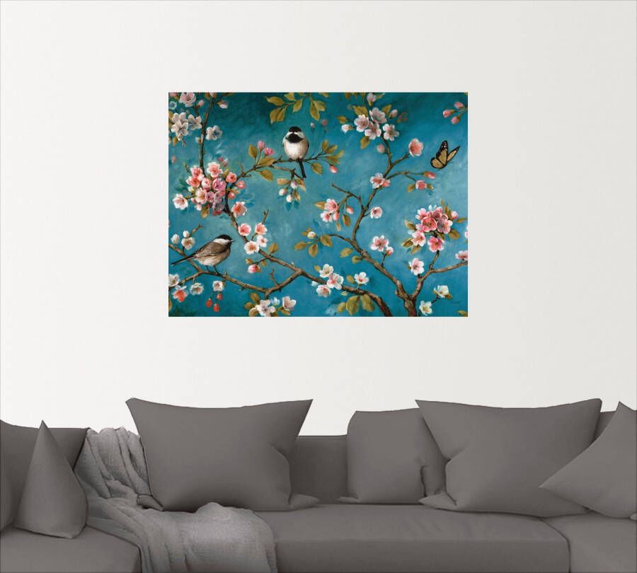 Artland Artprint Bloem I als artprint op linnen poster muursticker in verschillende maten