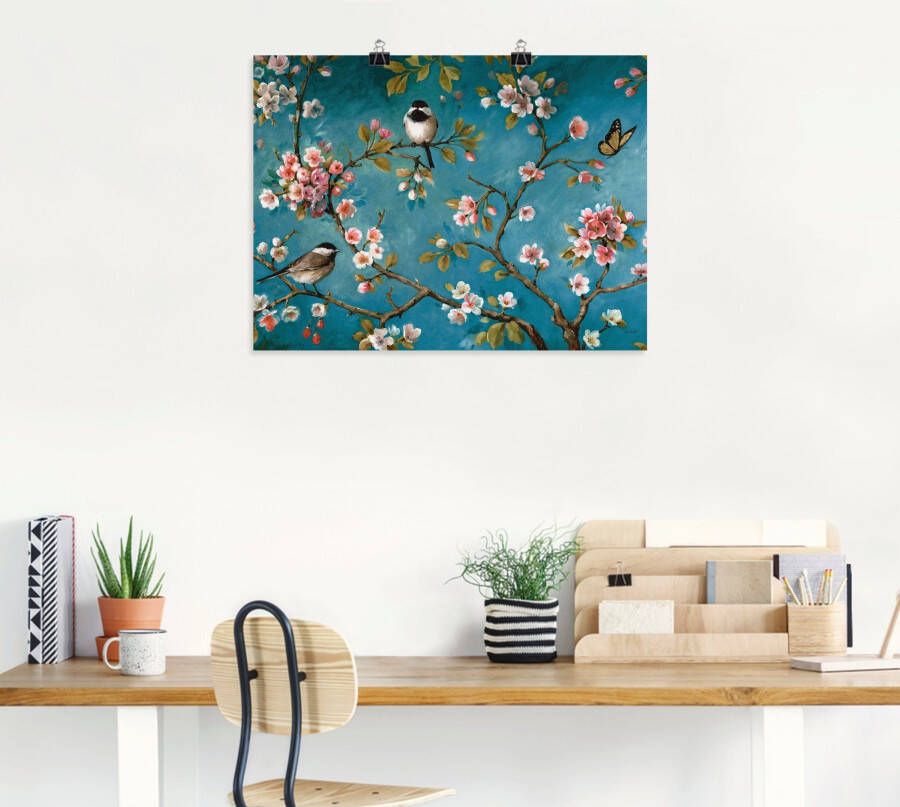 Artland Artprint Bloem I als artprint op linnen poster muursticker in verschillende maten