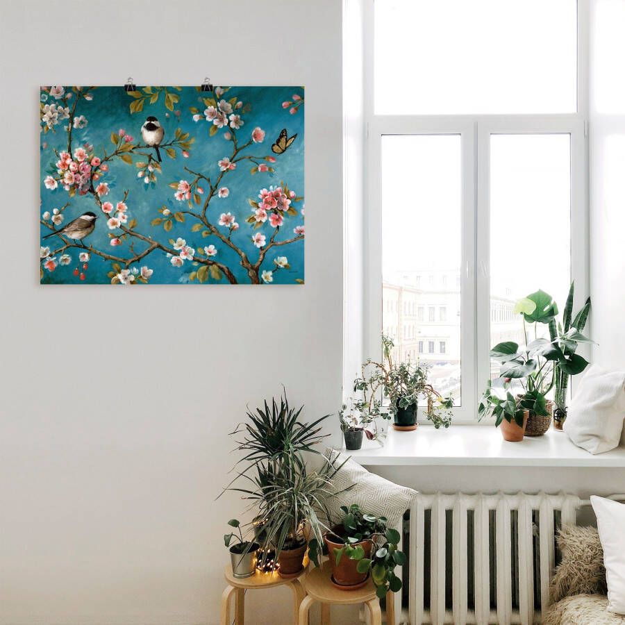 Artland Artprint Bloem I als artprint op linnen poster muursticker in verschillende maten