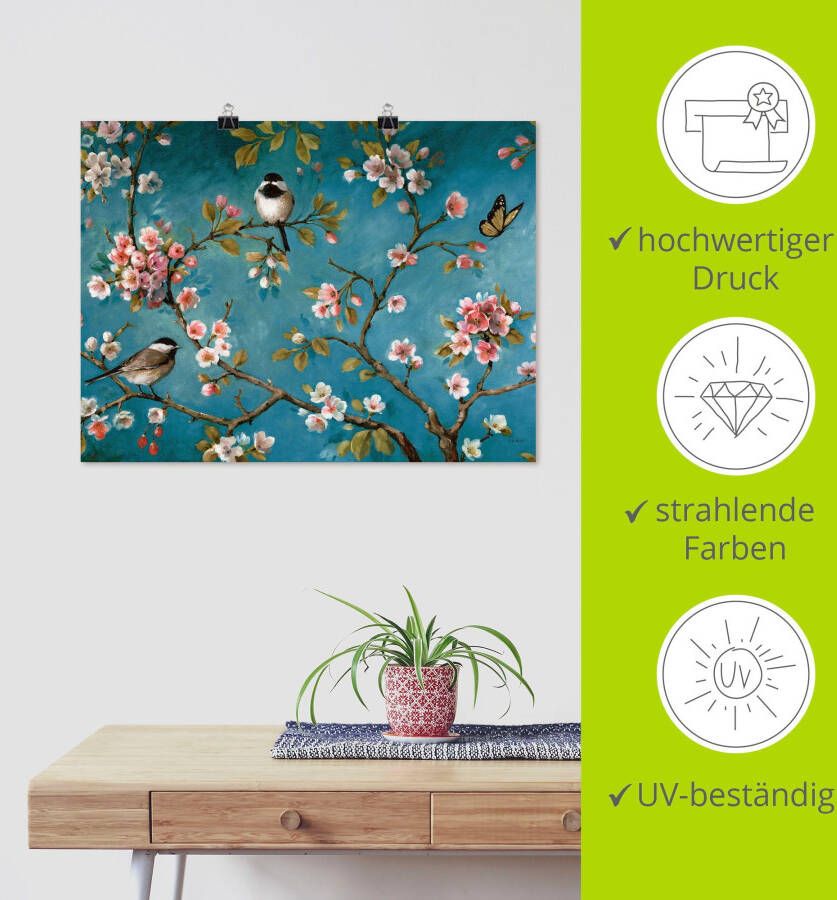 Artland Artprint Bloem I als artprint op linnen poster muursticker in verschillende maten