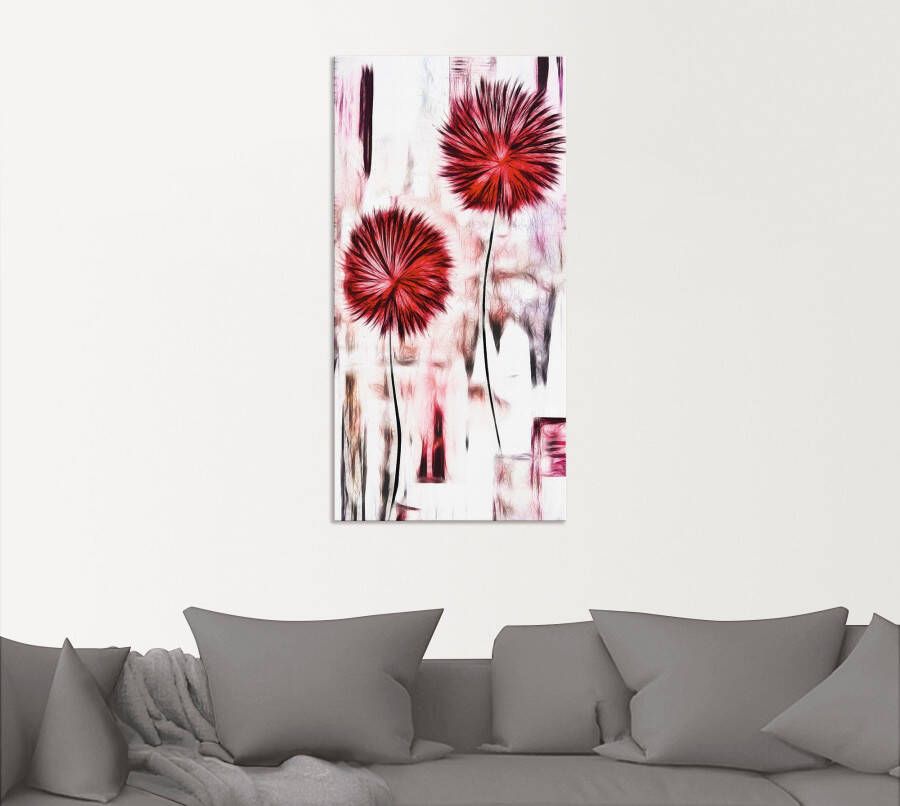 Artland Artprint Bloemen als artprint van aluminium artprint op linnen muursticker of poster in verschillende maten