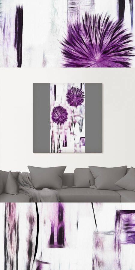 Artland Artprint Bloemen als artprint van aluminium artprint op linnen muursticker of poster in verschillende maten