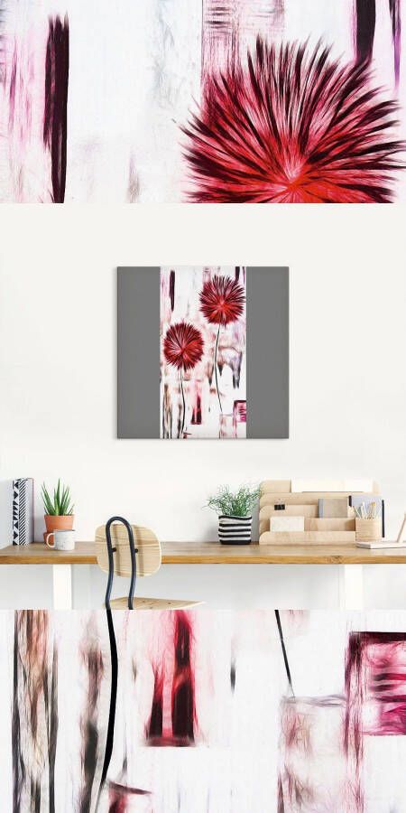 Artland Artprint Bloemen als artprint van aluminium artprint op linnen muursticker of poster in verschillende maten