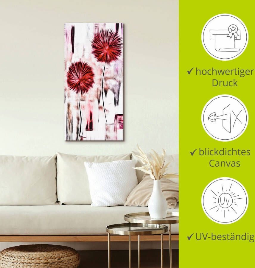 Artland Artprint Bloemen als artprint van aluminium artprint op linnen muursticker of poster in verschillende maten