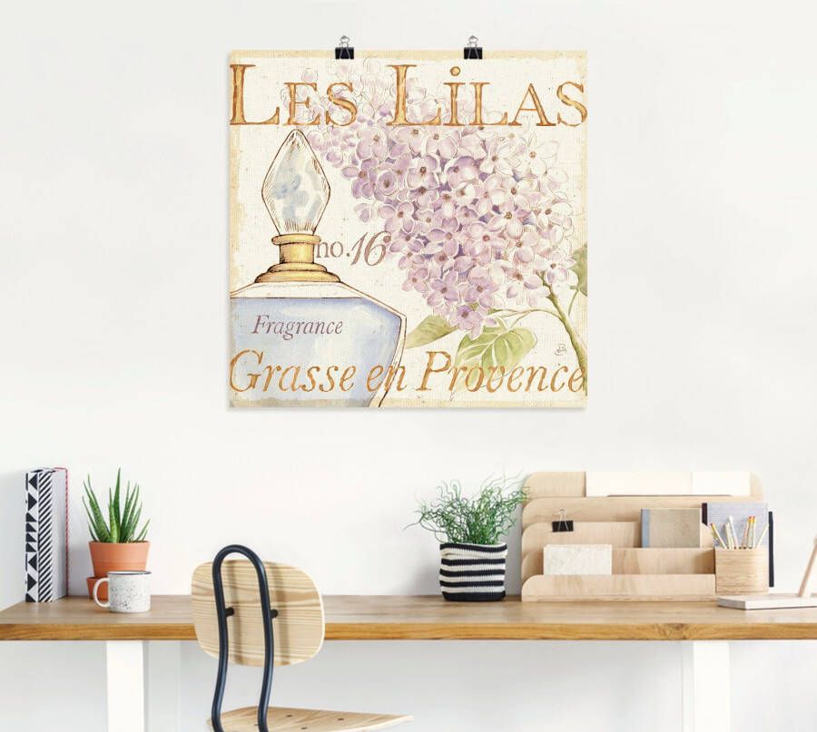 Artland Artprint Bloemen en parfum IV als poster muursticker in verschillende maten