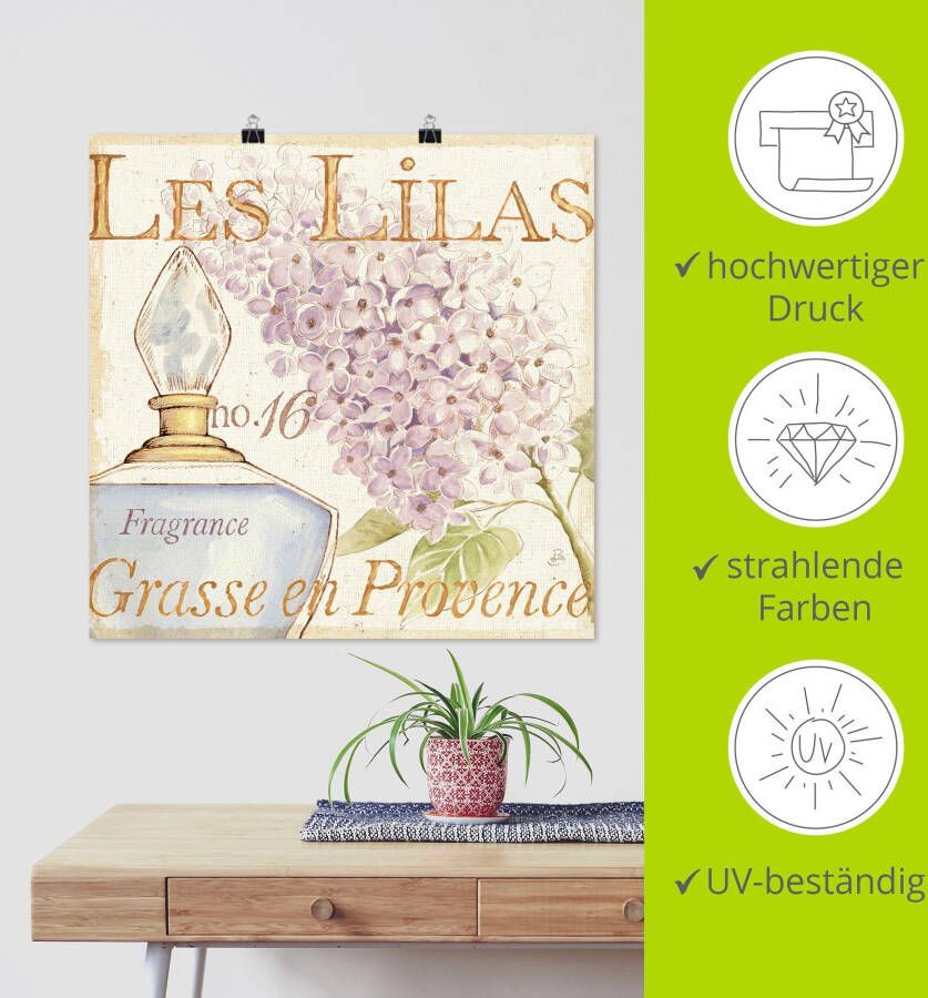 Artland Artprint Bloemen en parfum IV als poster muursticker in verschillende maten