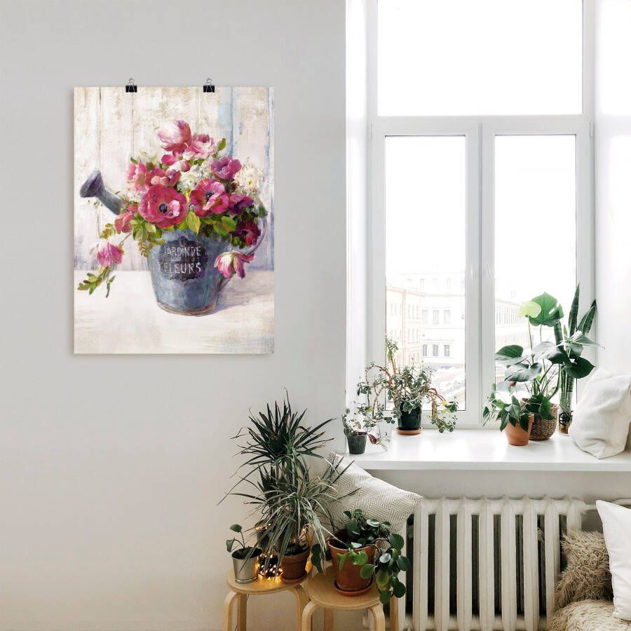 Artland Artprint Bloemen II als artprint op linnen poster in verschillende formaten maten