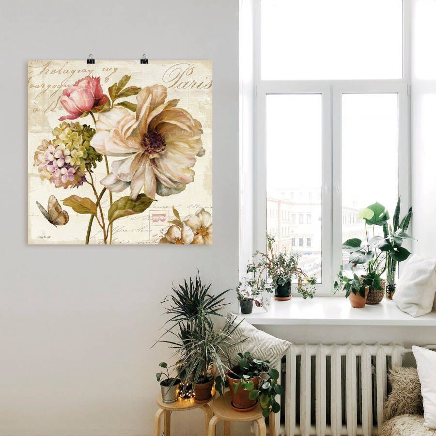 Artland Artprint Bloemen II als artprint op linnen poster muursticker in verschillende maten