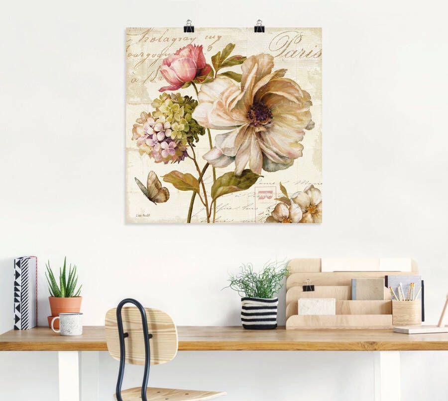 Artland Artprint Bloemen II als artprint op linnen poster muursticker in verschillende maten