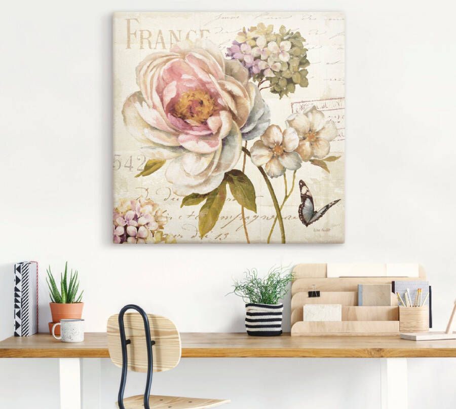 Artland Artprint Bloemen III als artprint op linnen poster in verschillende formaten maten