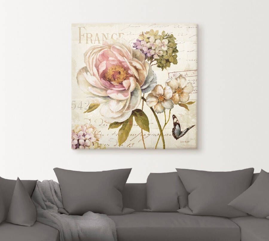 Artland Artprint Bloemen III als artprint op linnen poster in verschillende formaten maten