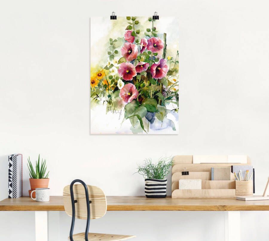 Artland Artprint Bloemen samenstelling I als artprint op linnen poster in verschillende formaten maten