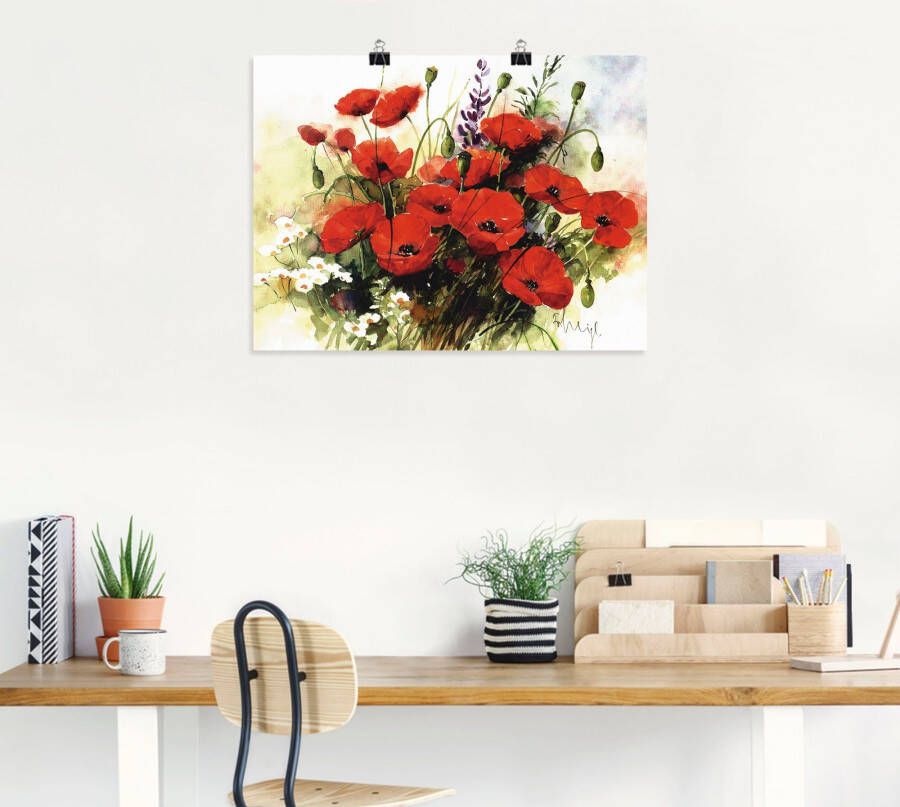 Artland Artprint Bloemen samenstelling III als artprint op linnen poster muursticker in verschillende maten