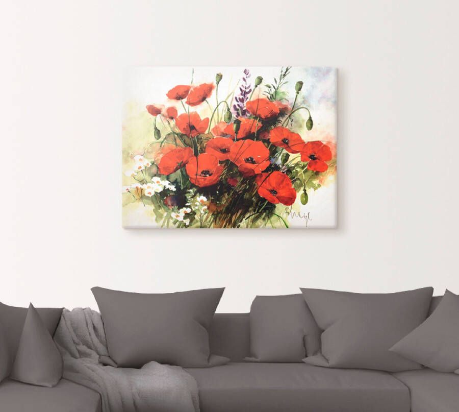 Artland Artprint Bloemen samenstelling III als artprint op linnen poster muursticker in verschillende maten