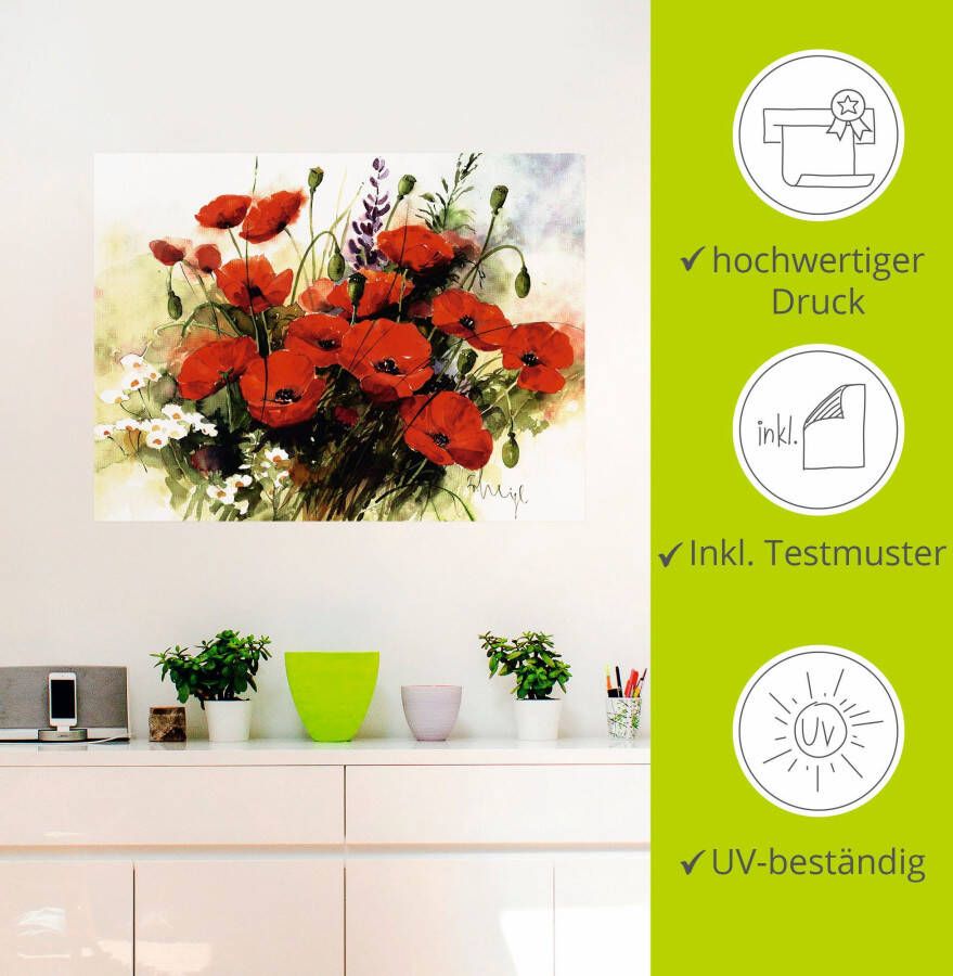 Artland Artprint Bloemen samenstelling III als artprint op linnen poster muursticker in verschillende maten