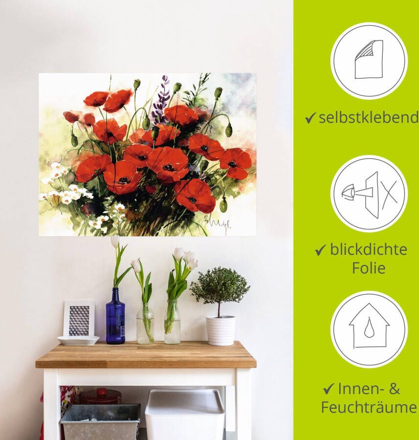 Artland Artprint Bloemen samenstelling III als artprint op linnen poster muursticker in verschillende maten