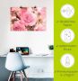 Artland Artprint Boeket roze rozen als artprint op linnen poster in verschillende formaten maten - Thumbnail 4