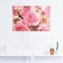 Artland Artprint Boeket roze rozen als artprint op linnen poster in verschillende formaten maten - Thumbnail 2