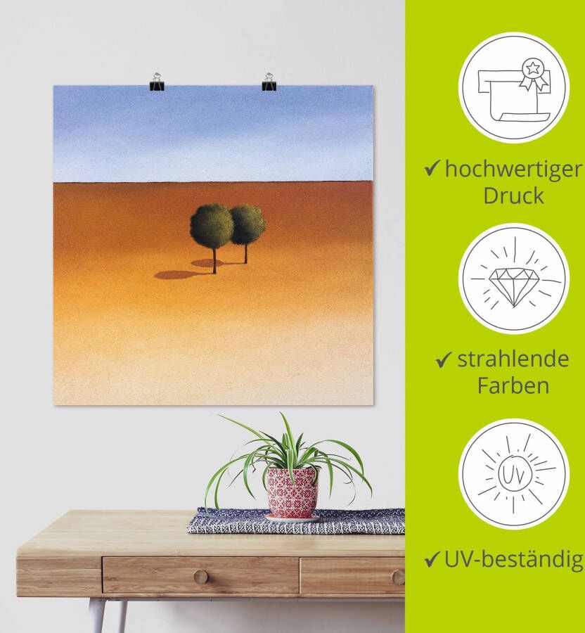 Artland Artprint Bomen als artprint op linnen poster in verschillende formaten maten