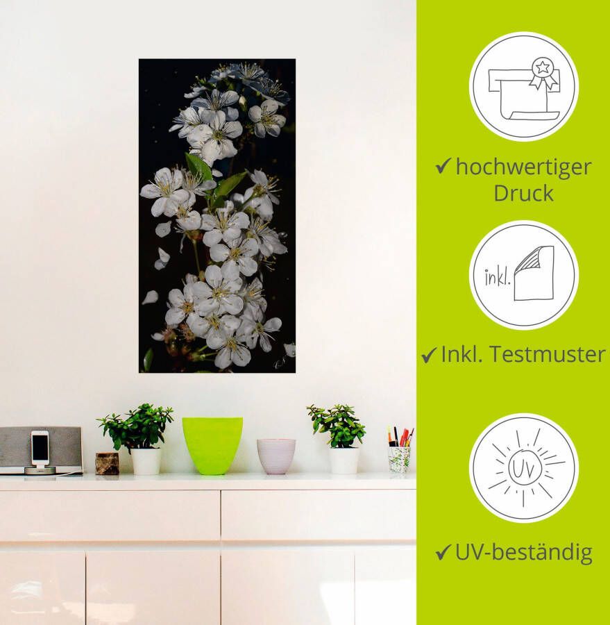 Artland Artprint Boombloesem als artprint op linnen poster muursticker in verschillende maten