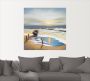 Artland Artprint Boot aan de kust als artprint op linnen muursticker in verschillende maten - Thumbnail 3