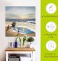 Artland Artprint Boot aan de kust als artprint op linnen muursticker in verschillende maten - Thumbnail 5