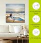 Artland Artprint Boot aan de kust als artprint op linnen muursticker in verschillende maten - Thumbnail 5