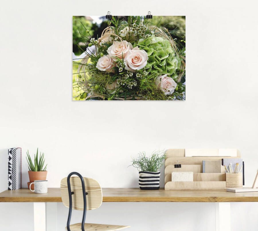 Artland Artprint Bos bloemen als artprint van aluminium artprint voor buiten artprint op linnen poster in verschillende maten. maten