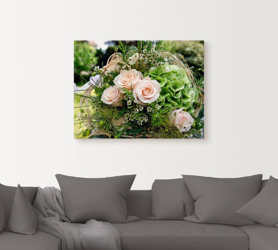 Artland Artprint Bos bloemen als artprint van aluminium artprint voor buiten artprint op linnen poster in verschillende maten. maten