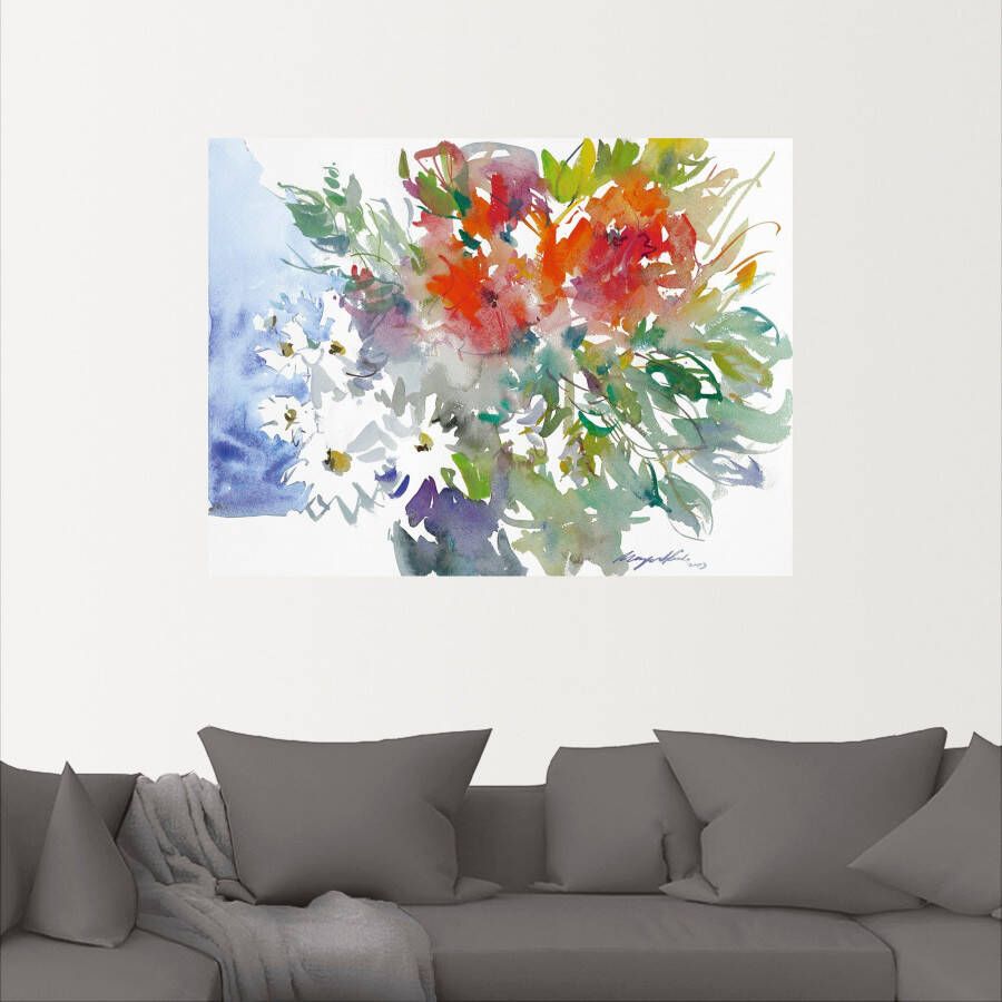 Artland Artprint Bos bloemen II als artprint op linnen poster muursticker in verschillende maten