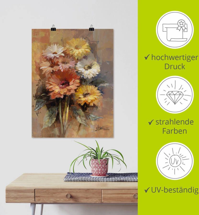 Artland Artprint Bos bloemen II als artprint op linnen poster muursticker in verschillende maten