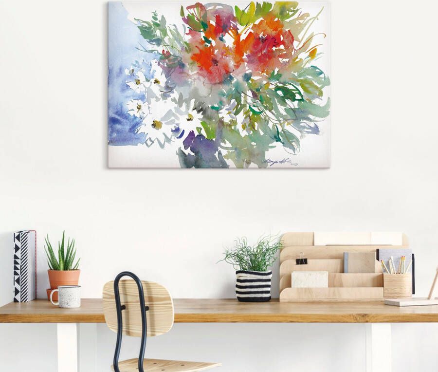 Artland Artprint Bos bloemen II als artprint op linnen poster muursticker in verschillende maten