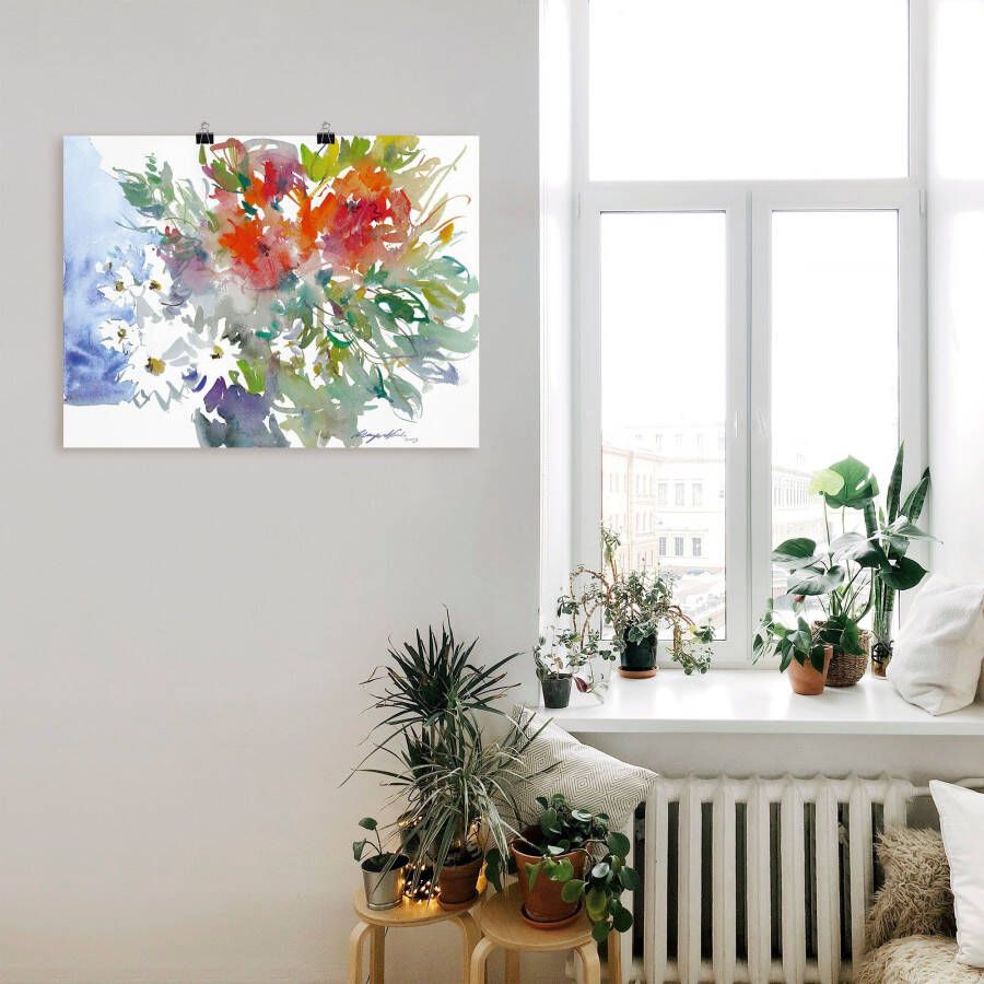 Artland Artprint Bos bloemen II als artprint op linnen poster muursticker in verschillende maten