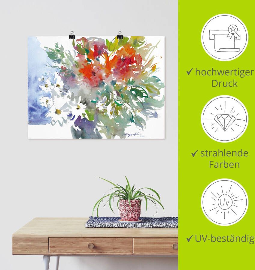 Artland Artprint Bos bloemen II als artprint op linnen poster muursticker in verschillende maten