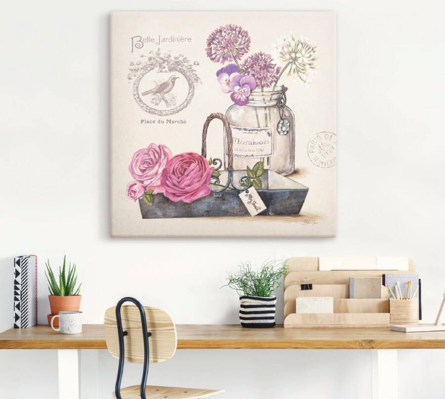 Artland Artprint Bos bloemen IV als artprint op linnen poster muursticker in verschillende maten