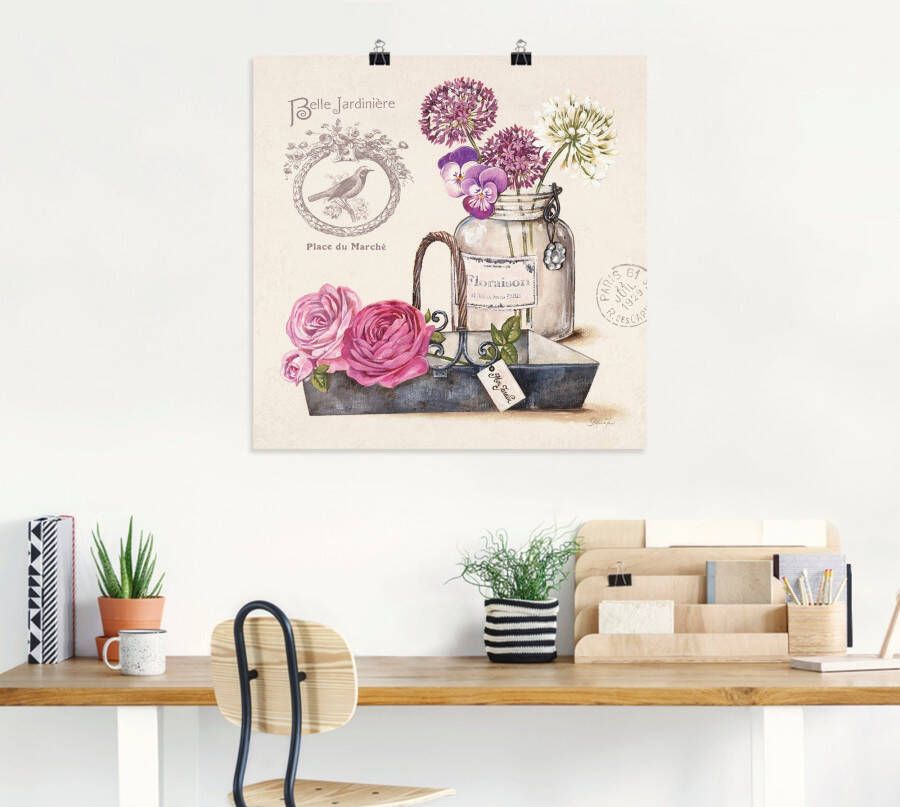 Artland Artprint Bos bloemen IV als artprint op linnen poster muursticker in verschillende maten