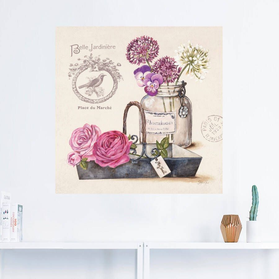 Artland Artprint Bos bloemen IV als artprint op linnen poster muursticker in verschillende maten