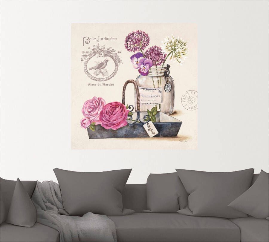 Artland Artprint Bos bloemen IV als artprint op linnen poster muursticker in verschillende maten