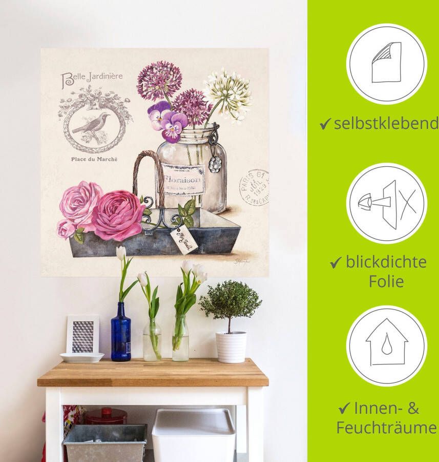 Artland Artprint Bos bloemen IV als artprint op linnen poster muursticker in verschillende maten