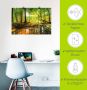 Artland Artprint Bos met beek als artprint van aluminium artprint voor buiten artprint op linnen poster muursticker - Thumbnail 5