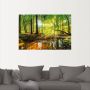 Artland Artprint Bos met beek als artprint van aluminium artprint voor buiten artprint op linnen poster muursticker - Thumbnail 2