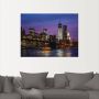 Artland Artprint Brooklyn Bridge als poster muursticker in verschillende maten - Thumbnail 3