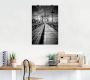 Artland Artprint Brooklyn Bridge New York City monochroom als artprint op linnen poster in verschillende formaten maten - Thumbnail 3