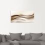 Artland Artprint Bruine abstracte golf als artprint van aluminium artprint voor buiten artprint op linnen poster muursticker - Thumbnail 5