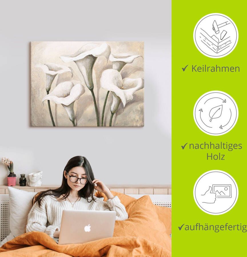 Artland Artprint Callas I als artprint op linnen poster muursticker in verschillende maten