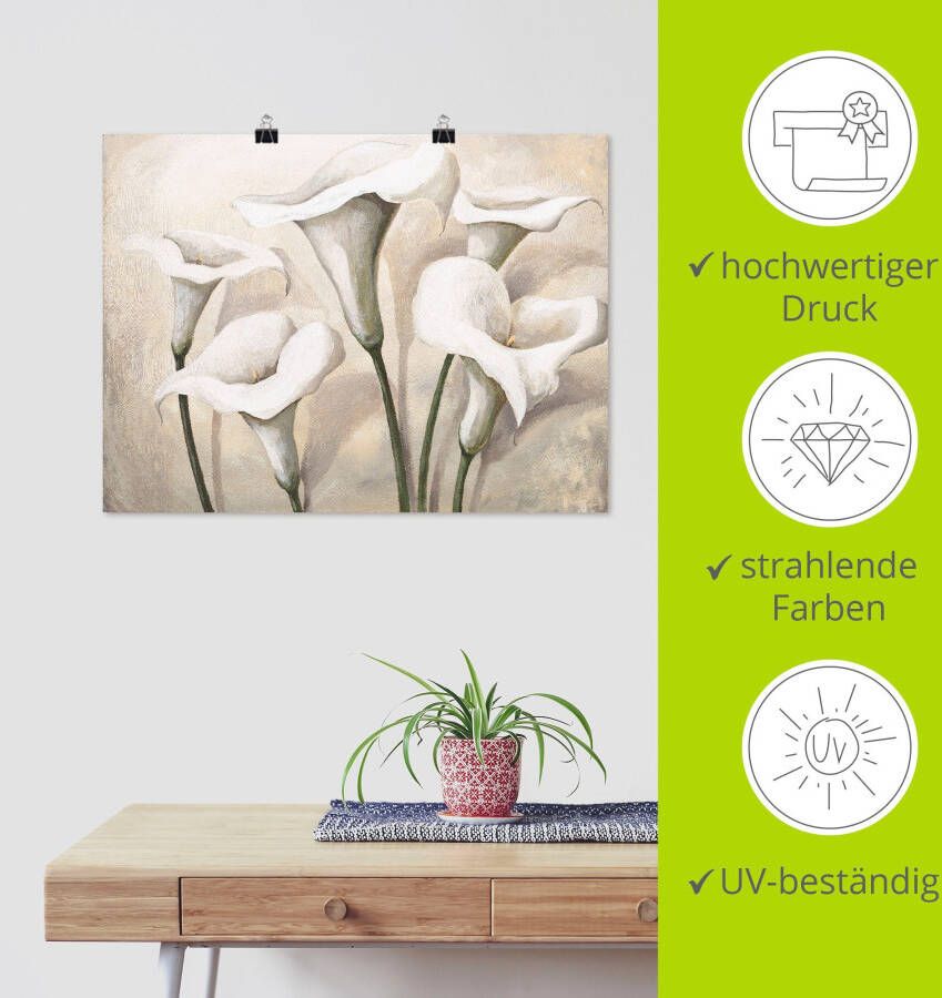 Artland Artprint Callas I als artprint op linnen poster muursticker in verschillende maten