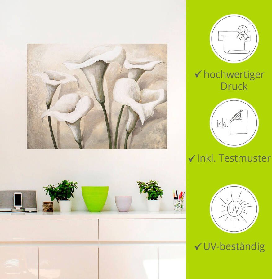 Artland Artprint Callas I als artprint op linnen poster muursticker in verschillende maten